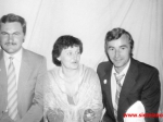 1984 r. Od lewej: Szymaniuk Jerzy i Orzecowscy Eugenia i Mieczysław